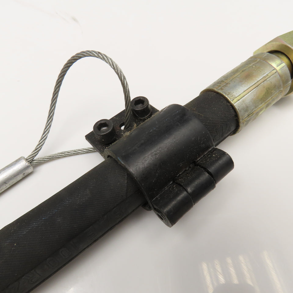 5/8" Hydraulic Hose Assembly (-10) Female Flat Face 45° Fitted 3625 PSI 52" Long