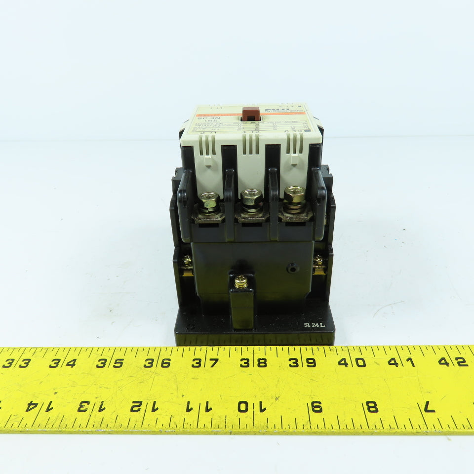 Fuji 4NC2H0# SC-3N Magnetic Contactor 600V 40HP 70A 110V Coil