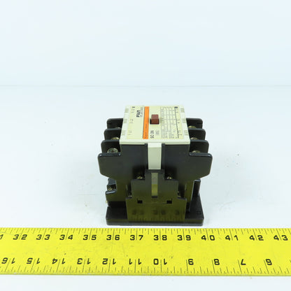 Fuji 4NC2H0# SC-3N Magnetic Contactor 600V 40HP 70A 110V Coil