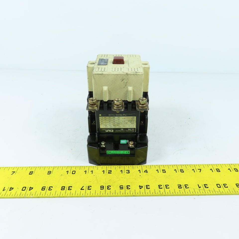 Fuji SC-4N 600V Magnetic Contactor 37kW 135A 100-127V Coil