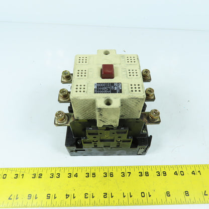 Fuji SC-4N 600V Magnetic Contactor 37kW 135A 100-127V Coil