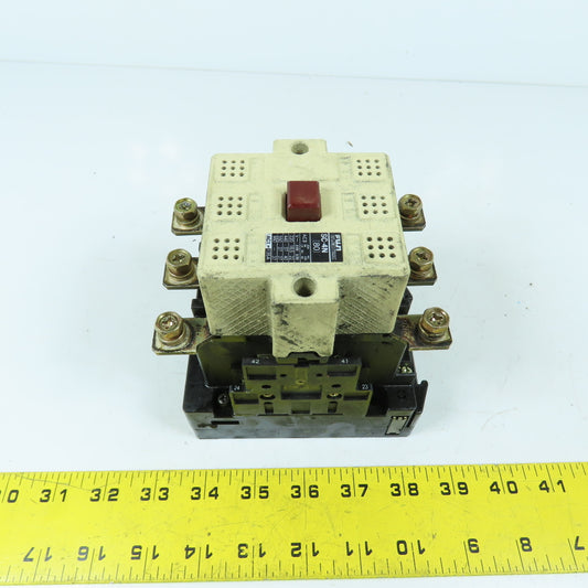 Fuji SC-4N 600V Magnetic Contactor 37kW 135A 100-127V Coil