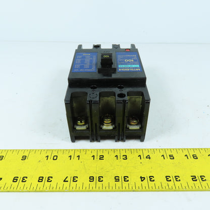 Mitsubishi NF100-CS 100A 100A 3-Pole Circuit Breaker 600VAC