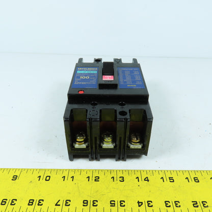 Mitsubishi NF100-CS 100A 100A 3-Pole Circuit Breaker 600VAC