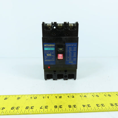 Mitsubishi NF100-CS 100A 100A 3-Pole Circuit Breaker 600VAC