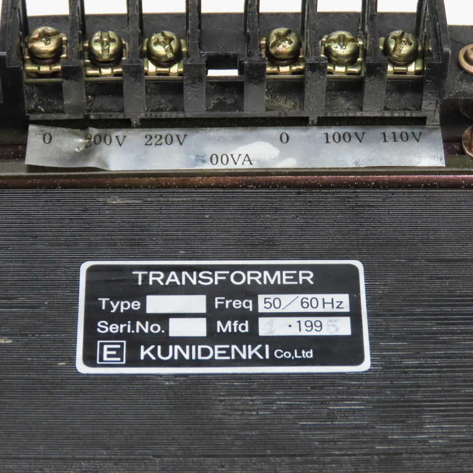 Kunidenki 500VA Control Transformer Pri 200/220V Sec 100/110V 1PH 50/60HZ
