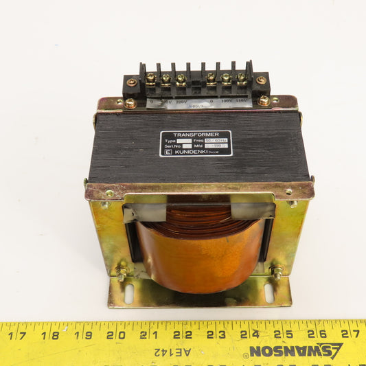 Kunidenki 500VA Control Transformer Pri 200/220V Sec 100/110V 1PH 50/60HZ