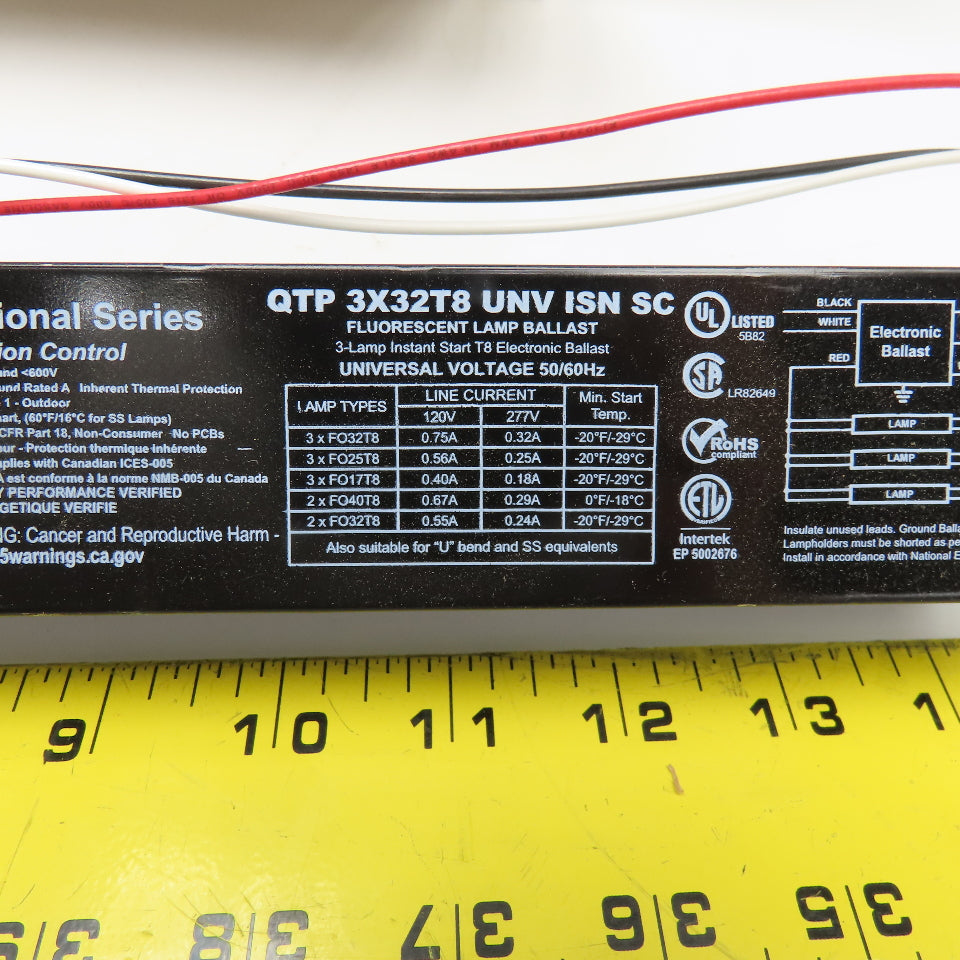Quicktronic QTP 3X32T8 UNV ISN SC 3 Lamp T8 Instant Start Ballast Lot Of 5