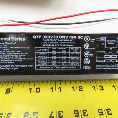 Quicktronic QTP 3X32T8 UNV ISN SC 3 Lamp T8 Instant Start Ballast Lot Of 5