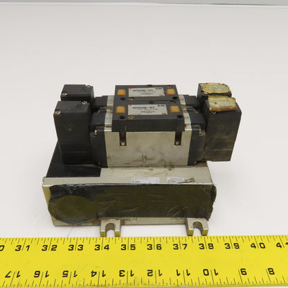 SMC NVFR3200-3FZ 2 Position Pneumatic Valve Manifold Assembly 88-132V Coil