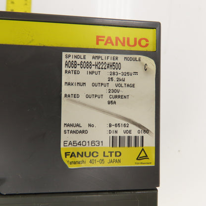 Fanuc A06B-6088-H222#H500 SerC Spindle Amplifier Module