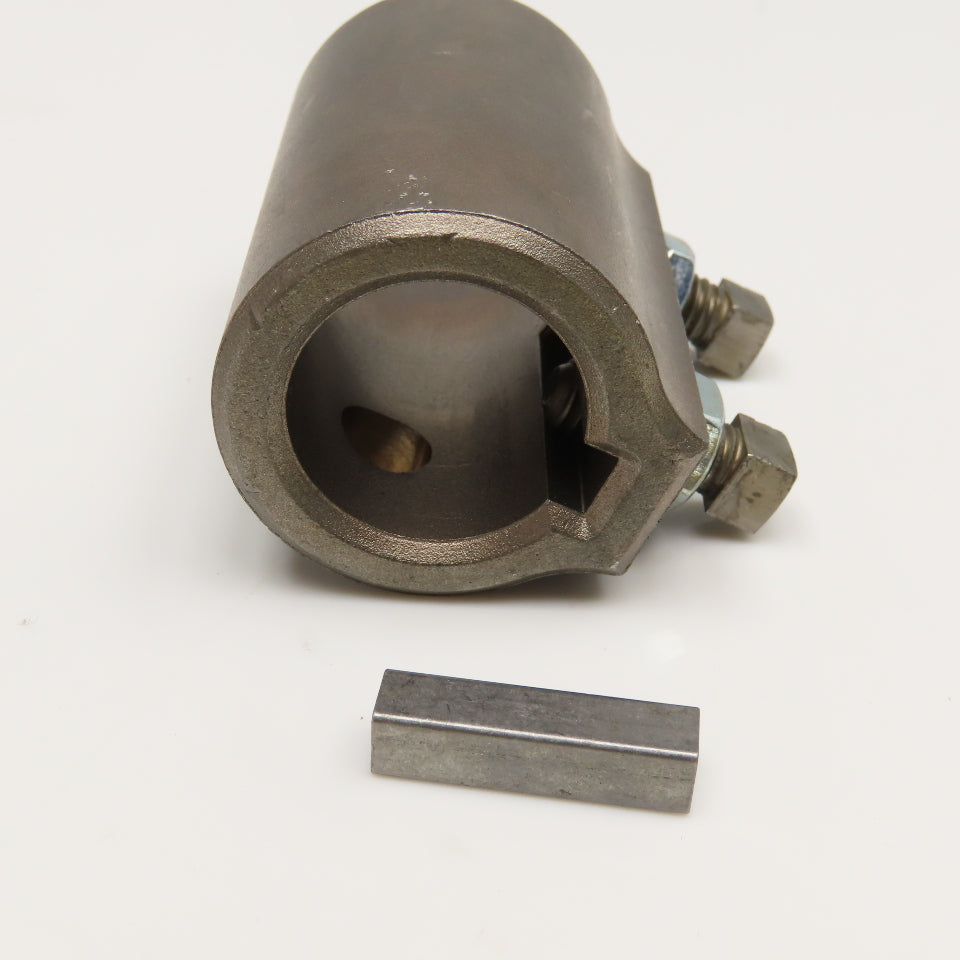 1" Bore Integrated Key Steering Shaft Coupling 1/4" Key 3/8" Pin