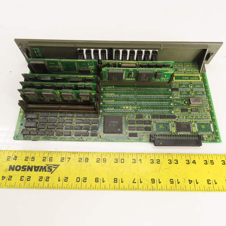 Fanuc A16B-2201-0091 OPT2C Board Module W/ 6 Modules