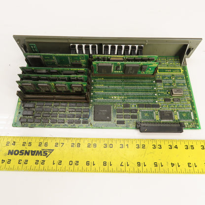 Fanuc A16B-2201-0091 OPT2C Board Module W/ 6 Modules