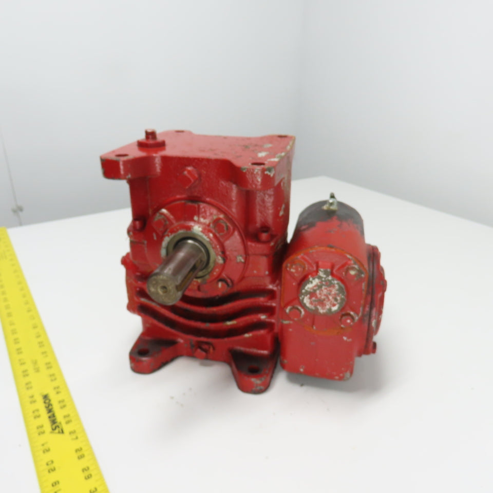 Morse Borg Warner 30WDB 200:1 Ratio Gear Reducer 8.75RPM Out .73HP
