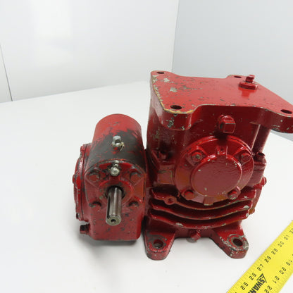 Morse Borg Warner 30WDB 200:1 Ratio Gear Reducer 8.75RPM Out .73HP