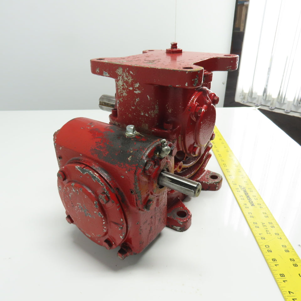 Morse Borg Warner 30WDB 200:1 Ratio Gear Reducer 8.75RPM Out .73HP