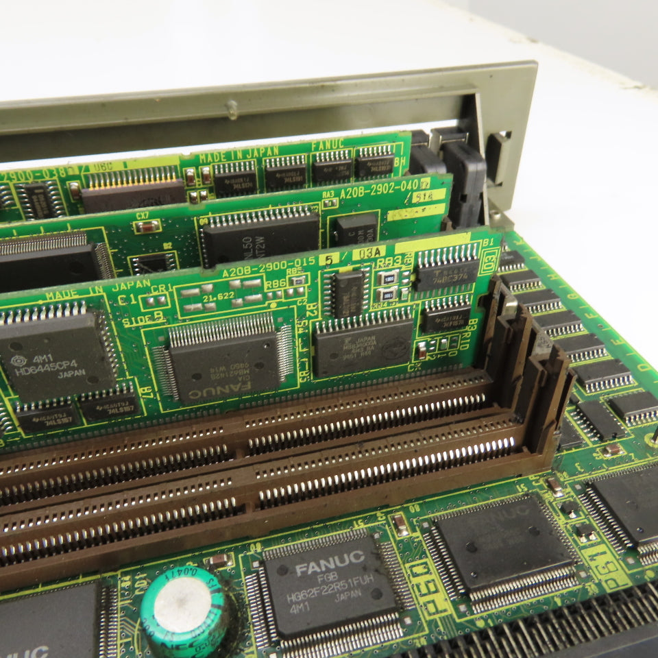 Fanuc A16B-2201-0089 Main Board Module W/ 9 Modules