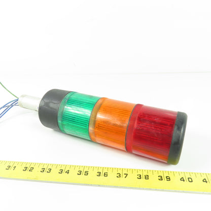 Electro Matic EMSL31VWZXX1-10 Red Amber Green Stack Light Tower 24V