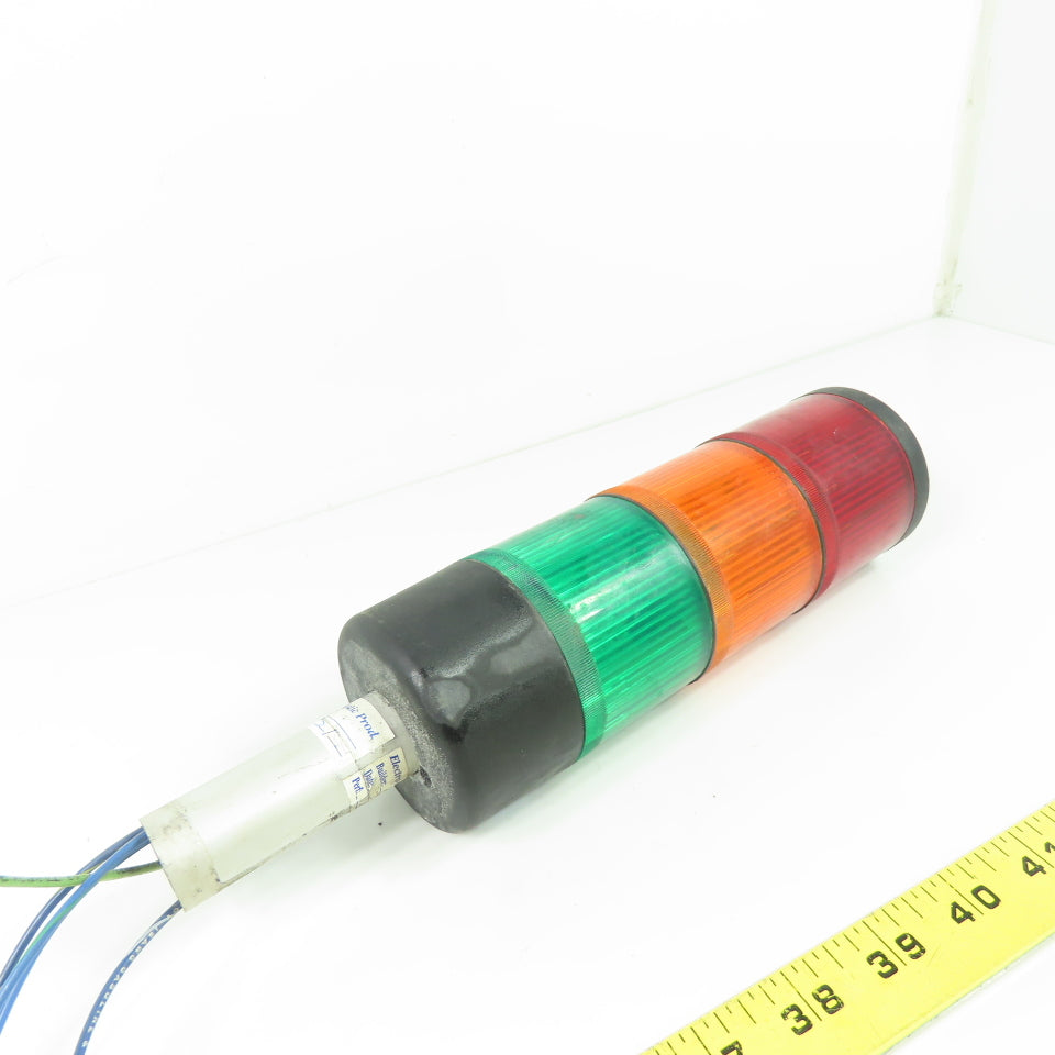 Electro Matic EMSL31VWZXX1-10 Red Amber Green Stack Light Tower 24V