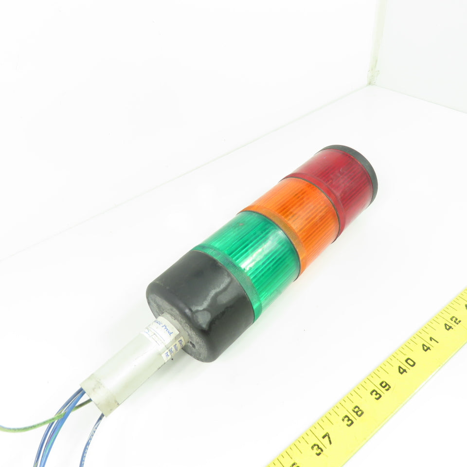 Electro Matic EMSL31VWZXX1-10 Red Amber Green Stack Light Tower 24V