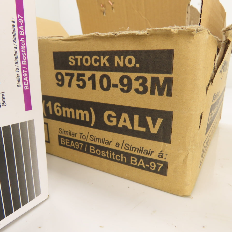 Spotnails 97510-93M 97510-15.5M Chisel Point Staples 3/16" x 5/8" L 93,000 Ct.