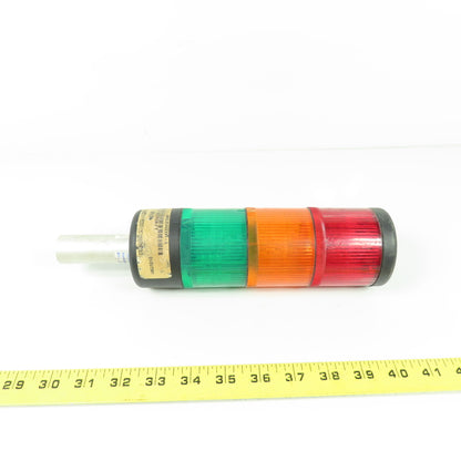 Electro Matic <-- EMSL31VWZXX1-5 Red Amber Green Stack Light Tower 24V