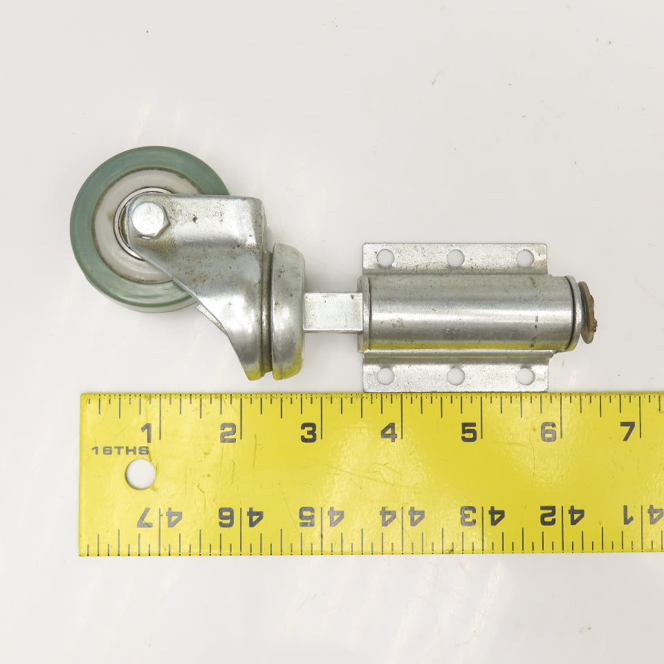 2" x 3/4" Side Mounted Self Leveling Spring Loaded Swivel Casters Lot Of 4