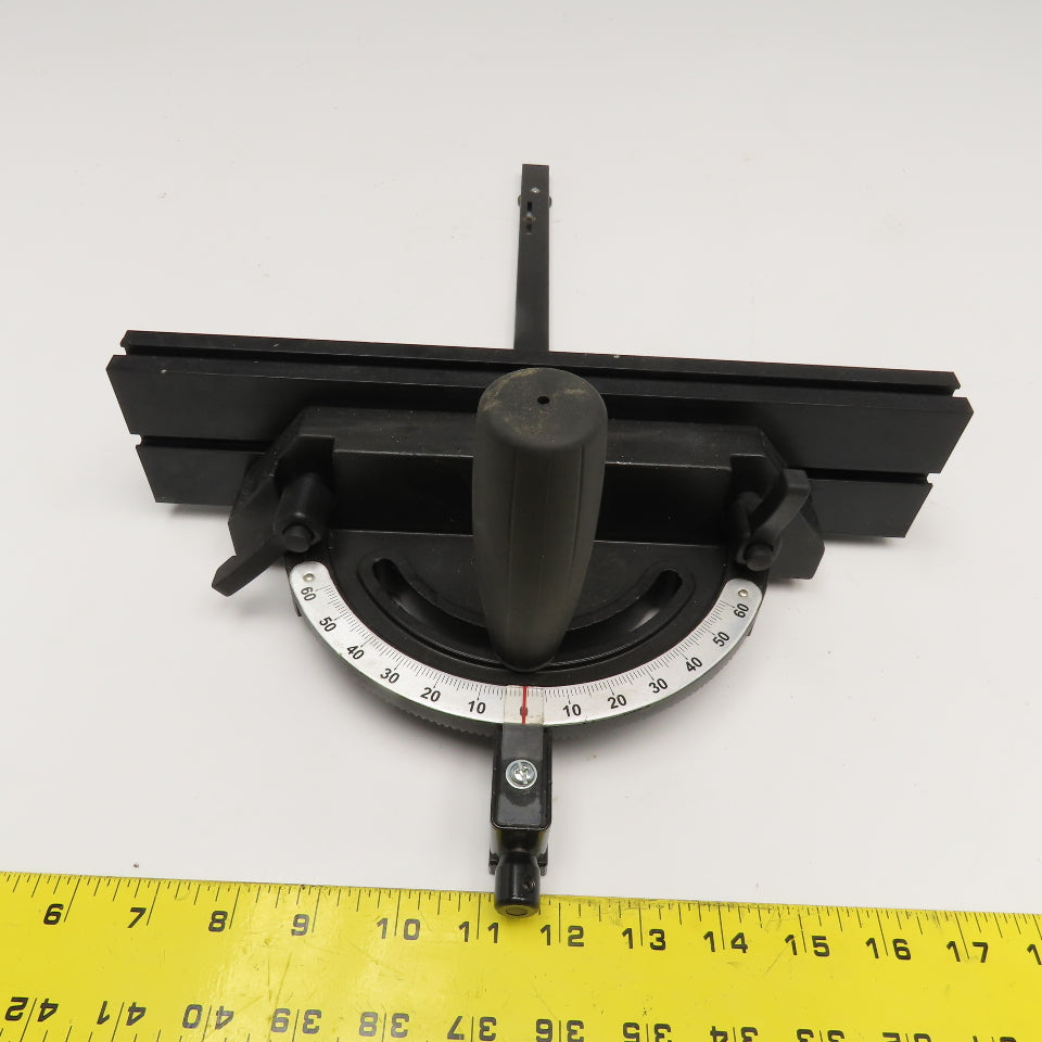 0-60° Gauge Miter Table Saw Feed Pusher Guide 3/4" x 3/8" Track