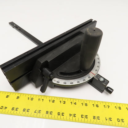 0-60° Gauge Miter Table Saw Feed Pusher Guide 3/4" x 3/8" Track