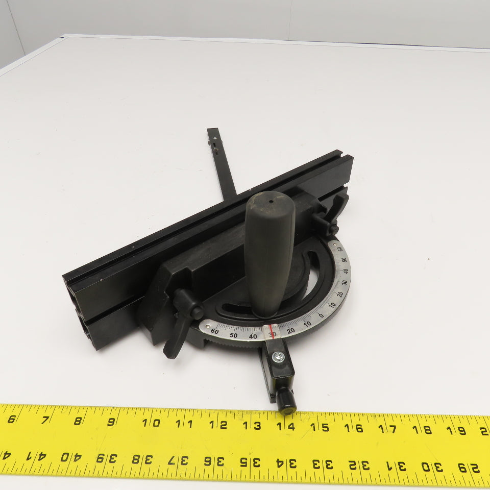 0-60° Gauge Miter Table Saw Feed Pusher Guide 3/4" x 3/8" Track