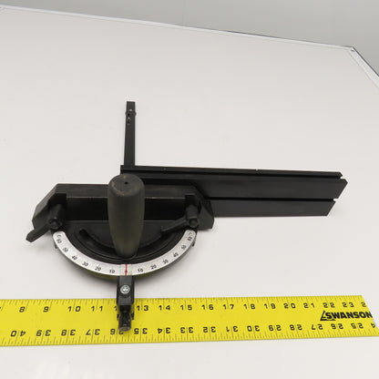 0-60° Gauge Miter Table Saw Feed Pusher Guide 3/4" x 3/8" Track