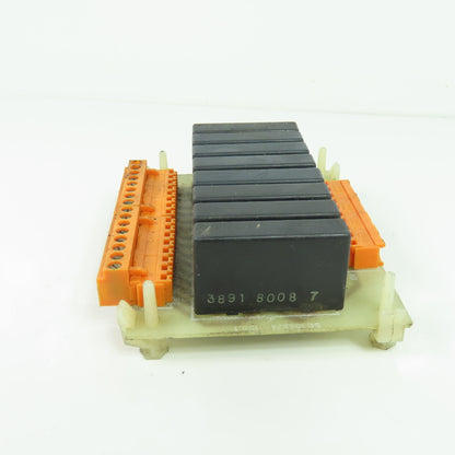 SD 1045/1 ISS.1 Circuit Board W/ (8) Gunther Relay WG-A8 6B 02