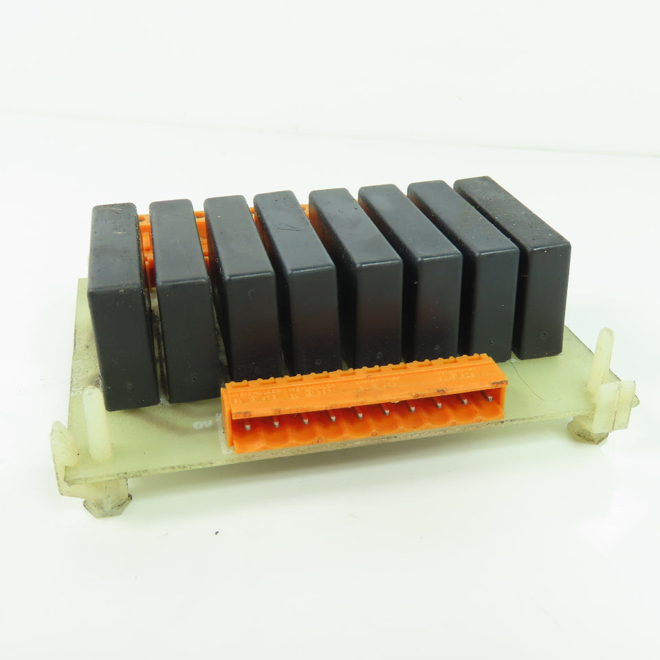 SD 1045/1 ISS.1 Circuit Board W/ (8) Gunther Relay WG-A8 6B 02