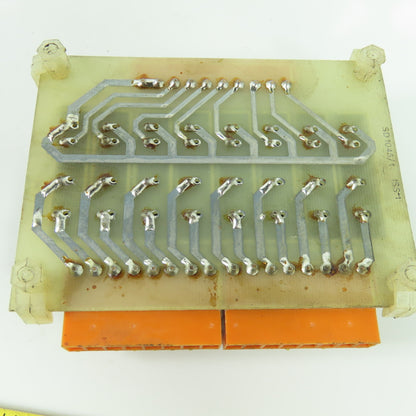 SD 1045/1 ISS.1 Circuit Board W/ (8) Gunther Relay WG-A8 6B 02