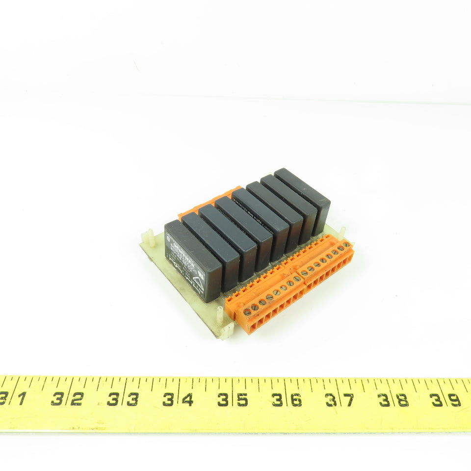 SD 1045/1 ISS.1 Circuit Board W/ (8) Gunther Relay WG-A8 6B 02