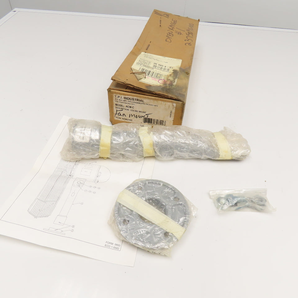 TPI Industrial ACM-C Ceiling Mount Fan Bracket Assembly NOS