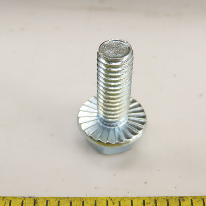 3/8"-16 x 1" Full Thread Zinc Steel Serrated Hex Cap Flange Bolt 56# Lot Of 170
