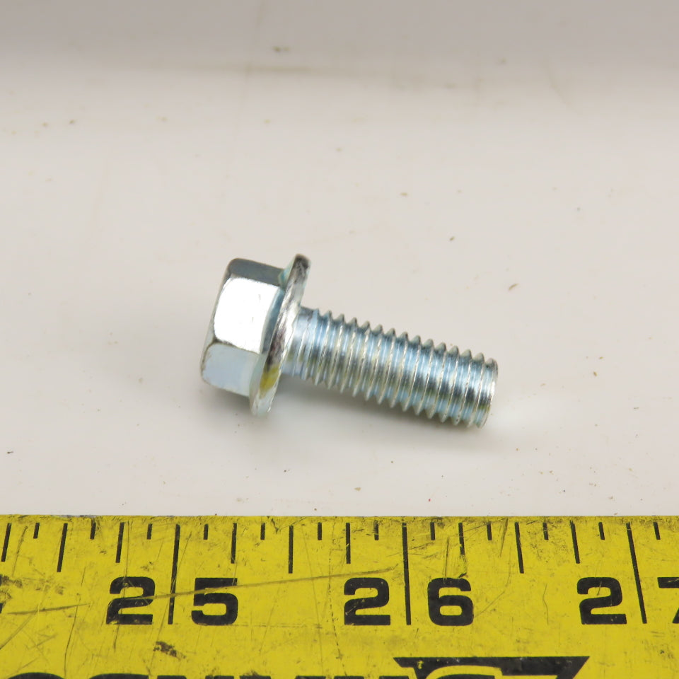 3/8"-16 x 1" Full Thread Zinc Steel Serrated Hex Cap Flange Bolt 56# Lot Of 170