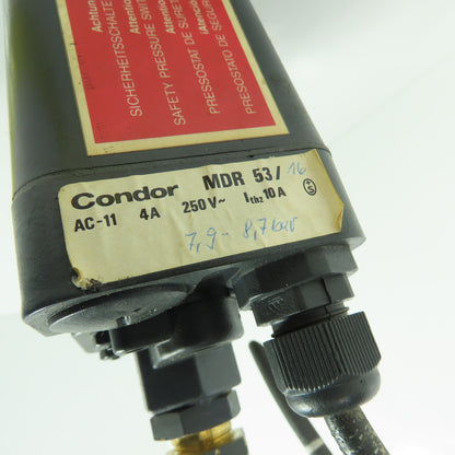 Condor MDR 53/16 Pressure Switch 4A 250V AC-11