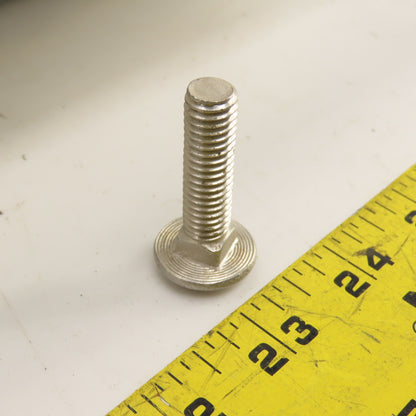 3/8"-16 x 1-1/4" Full Thread Stainless Steel Carriage Bolt 44# Lot Of 140