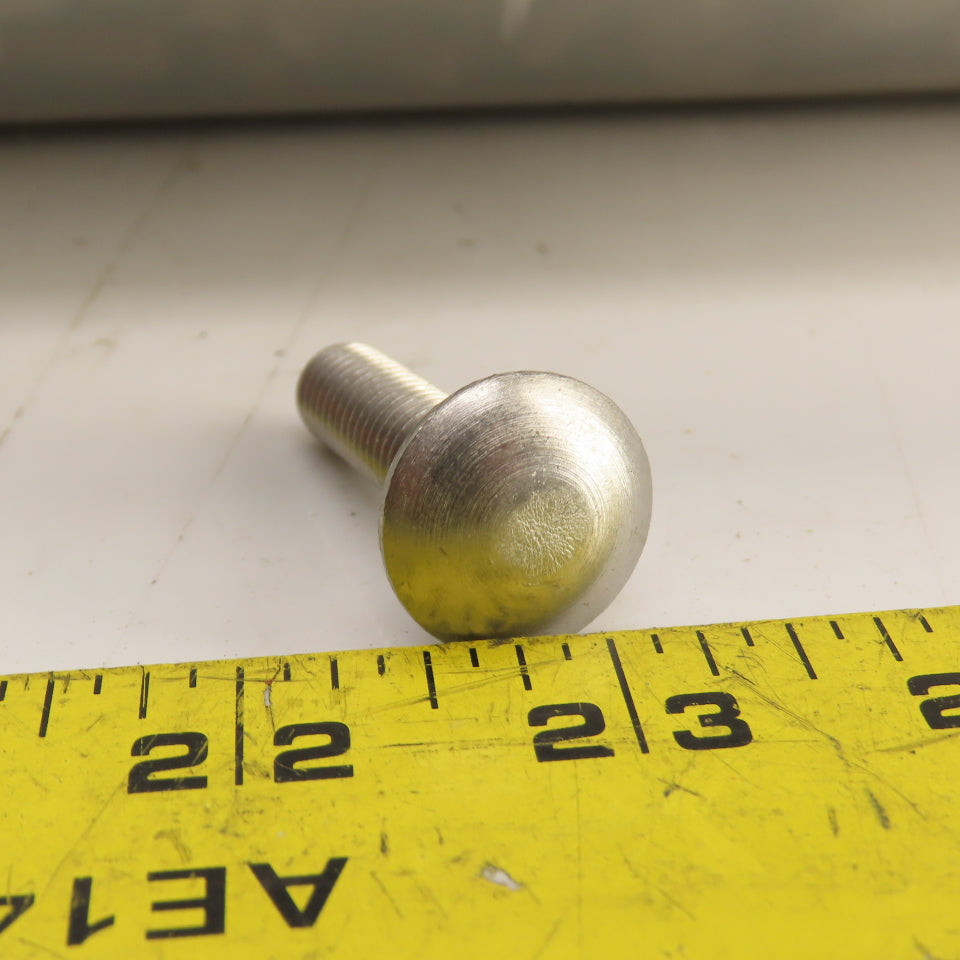 3/8"-16 x 1-1/4" Full Thread Stainless Steel Carriage Bolt 44# Lot Of 140