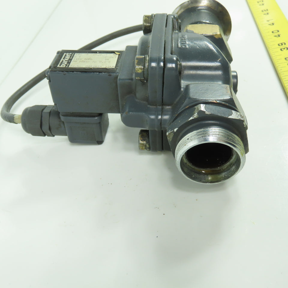 Burkert 181-A-25.0 Diaphragm Valve 115V 60Hz 16Bar