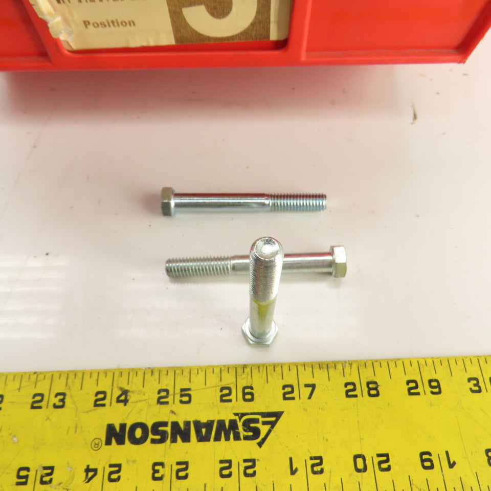 3/8"-16 x 3" Grade 5 Zinc Hex Cap Bolts Screw 50# Lot Of 140