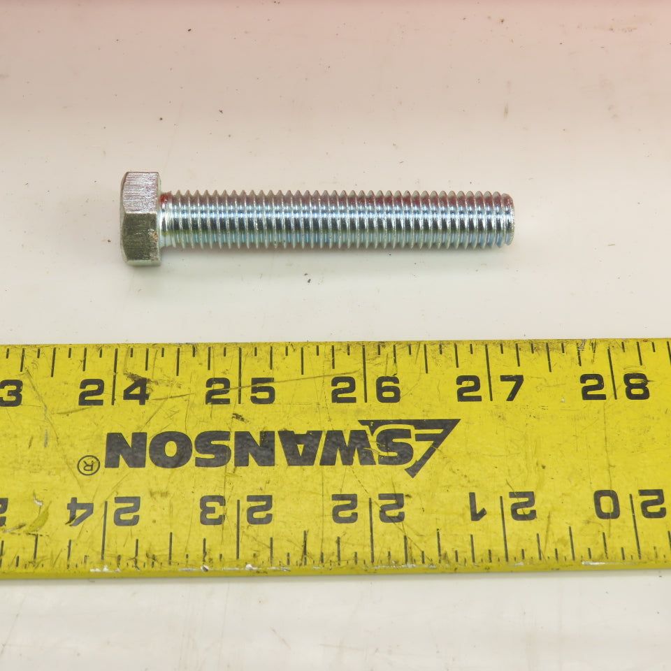 1/2"-13 x 3" Grade 5 Zinc Steel Full Thread Hex Cap Bolts Screw 45# Lot Of 85