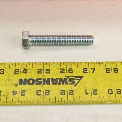 1/2"-13 x 3" Grade 5 Zinc Steel Full Thread Hex Cap Bolts Screw 45# Lot Of 85