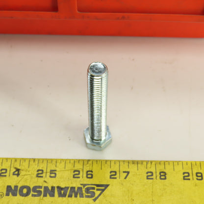 1/2"-13 x 3" Grade 5 Zinc Steel Full Thread Hex Cap Bolts Screw 45# Lot Of 85