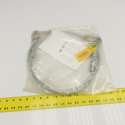 3M 2100193 Protecta 6' Silver Galvanized Tie Off Anchorage Fall Protection Cable