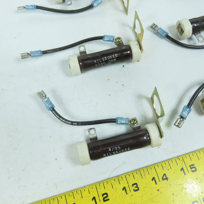 Milwaukee 2700 OHM Resistor W/ Mount Bracket Lot Of 6