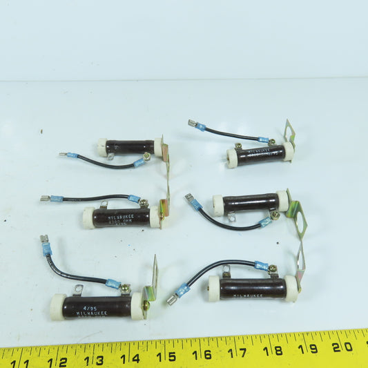 Milwaukee 2700 OHM Resistor W/ Mount Bracket Lot Of 6